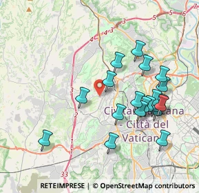Mappa Via della Valle dei Fontanili, 00168 Roma RM, Italia (4.136)