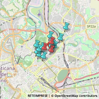 Mappa Via Panaro, 00199 Roma RM, Italia (0.86063)