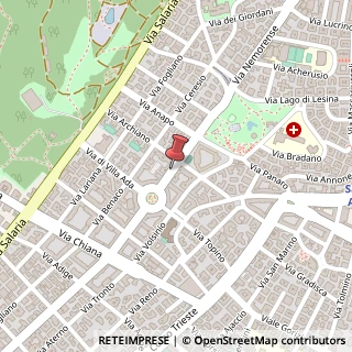 Mappa Via Nemorense,  15, 00199 Roma, Roma (Lazio)
