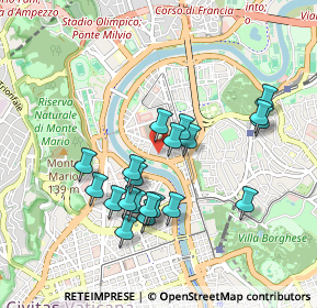 Mappa Lungotevere Flaminio, 00196 Roma RM, Italia (0.897)