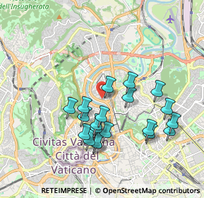 Mappa Lungotevere Flaminio, 00196 Roma RM, Italia (1.8645)