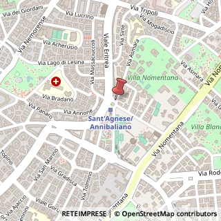 Mappa Piazza Annibaliano, 9, 00065 Roma, Roma (Lazio)