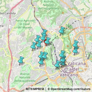 Mappa Via Vittorio Montiglio, 00168 Roma RM, Italia (1.82556)