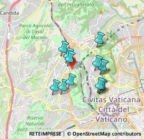 Mappa Via Vittorio Montiglio, 00168 Roma RM, Italia (1.46308)