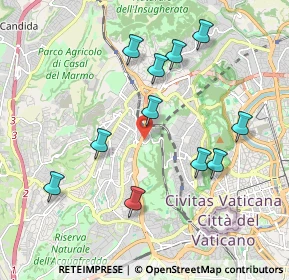 Mappa Via Vittorio Montiglio, 00168 Roma RM, Italia (2.07273)