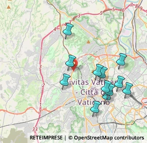 Mappa Via Vittorio Montiglio, 00168 Roma RM, Italia (4.10667)