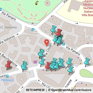 Mappa Centro romana psiche, 00199 Roma RM, Italia (0.0625)