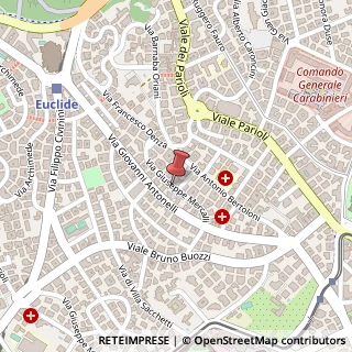 Mappa Via Giuseppe Mercalli, 13, 00197 Roma, Roma (Lazio)