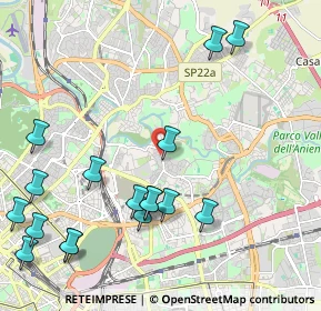 Mappa Via della Torba, 00158 Roma RM, Italia (2.74353)