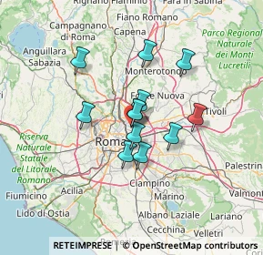 Mappa Via della Torba, 00158 Roma RM, Italia (10.04667)