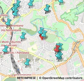 Mappa Via della Torba, 00158 Roma RM, Italia (1.391)