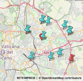 Mappa Via della Torba, 00158 Roma RM, Italia (4.05231)
