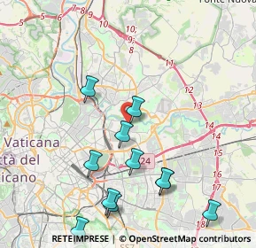 Mappa Via della Torba, 00158 Roma RM, Italia (4.73182)