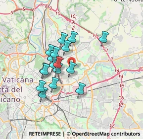 Mappa Via della Torba, 00158 Roma RM, Italia (2.97176)