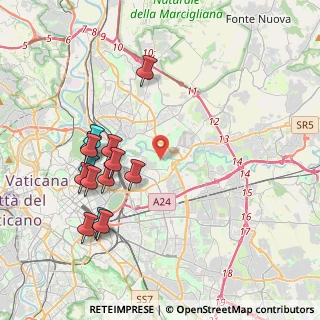 Mappa Via Sassola, 00158 Roma RM, Italia (4.40429)
