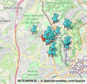 Mappa Via Enrico da Susa, 00168 Roma RM, Italia (1.35263)