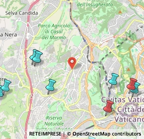Mappa Via Enrico da Susa, 00168 Roma RM, Italia (3.43727)
