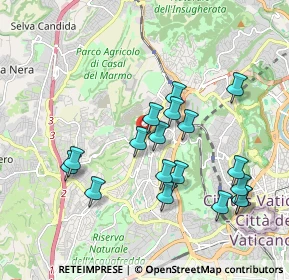 Mappa Via Enrico da Susa, 00168 Roma RM, Italia (1.96889)