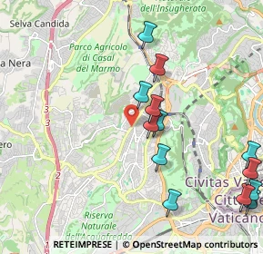 Mappa Via Enrico da Susa, 00168 Roma RM, Italia (2.49615)