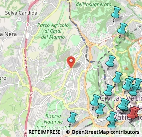 Mappa Via Enrico da Susa, 00168 Roma RM, Italia (3.60105)