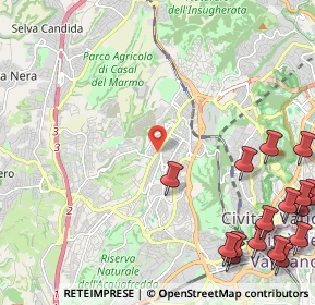 Mappa Via Enrico da Susa, 00168 Roma RM, Italia (3.57375)