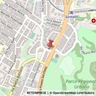 Mappa Via Francesco Marconi, 4, 00168 Roma, Roma (Lazio)