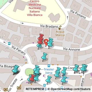 Mappa Via Annone, 00100 Roma RM, Italia (0.07778)