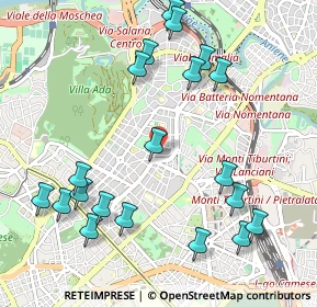 Mappa Via Annone, 00100 Roma RM, Italia (1.2585)