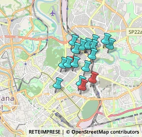 Mappa Via Annone, 00100 Roma RM, Italia (1.22)