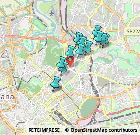 Mappa Via Annone, 00100 Roma RM, Italia (1.35857)