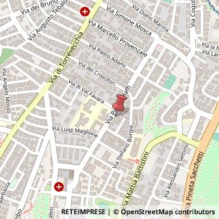 Mappa Via Pietro Maffi, 74, 00168 Roma, Roma (Lazio)
