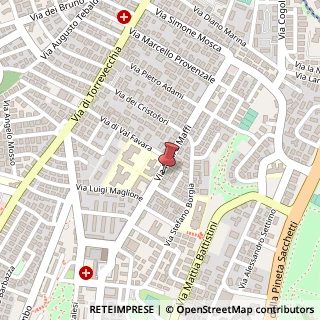 Mappa Via Pietro Maffi, 70, 00168 Roma, Roma (Lazio)