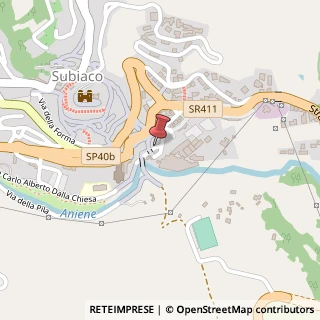 Mappa Largo Martiri di Cicchetti, 2, 00028 Subiaco, Roma (Lazio)