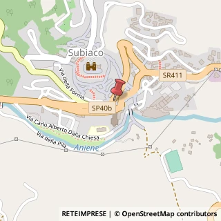 Mappa Viale Francesco Petrarca, 12, 00028 Subiaco, Roma (Lazio)