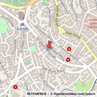 Mappa Via Giovanni Antonelli, 00197 Roma RM, Italia, 00197 Roma, Roma (Lazio)
