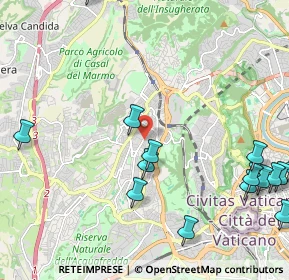 Mappa Via Pietro Maffi, 00168 Roma RM, Italia (3.04667)