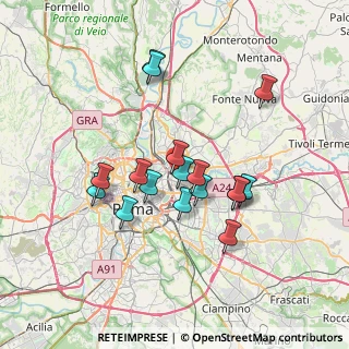 Mappa Via Mesula, 00158 Roma RM, Italia (6.72706)