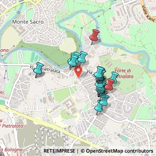 Mappa Quartiere XXI Pietralata, 00158 Roma RM, Italia (0.3895)