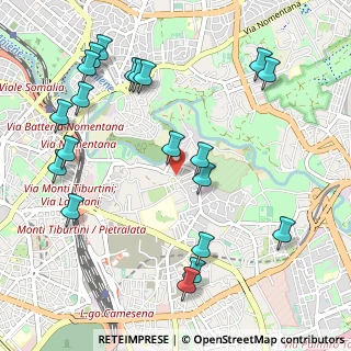 Mappa Quartiere XXI Pietralata, 00158 Roma RM, Italia (1.323)