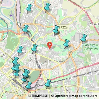 Mappa Quartiere XXI Pietralata, 00158 Roma RM, Italia (3.074)