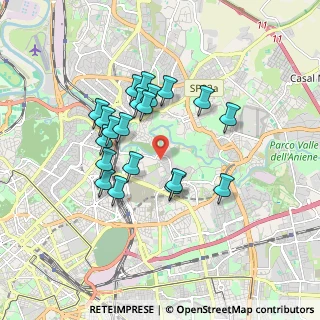 Mappa Quartiere XXI Pietralata, 00158 Roma RM, Italia (1.6115)
