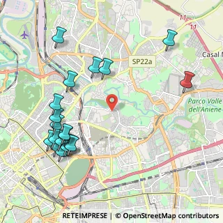 Mappa Quartiere XXI Pietralata, 00158 Roma RM, Italia (2.61316)