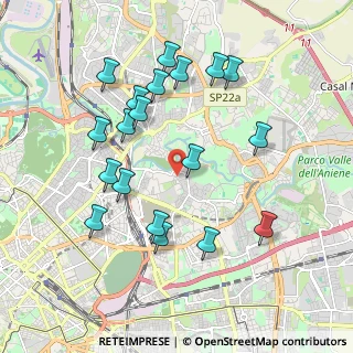 Mappa Quartiere XXI Pietralata, 00158 Roma RM, Italia (2.09053)