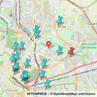 Mappa Quartiere XXI Pietralata, 00158 Roma RM, Italia (3.0485)
