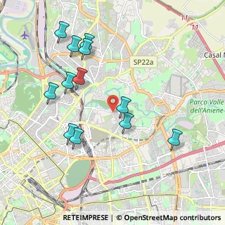 Mappa Quartiere XXI Pietralata, 00158 Roma RM, Italia (2.20583)