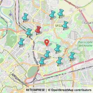 Mappa Quartiere XXI Pietralata, 00158 Roma RM, Italia (2.23667)