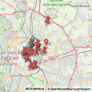 Mappa Quartiere XXI Pietralata, 00158 Roma RM, Italia (3.97789)