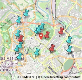 Mappa Viale Romania, 00100 Roma RM, Italia (2.06389)