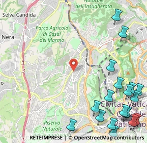 Mappa Via Nicola Canali, 00168 Roma RM, Italia (3.54368)