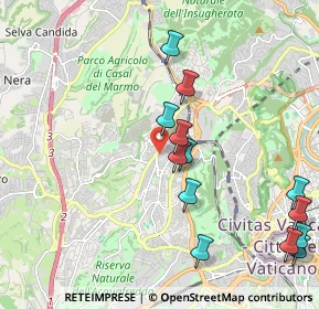Mappa Via Nicola Canali, 00168 Roma RM, Italia (2.41538)